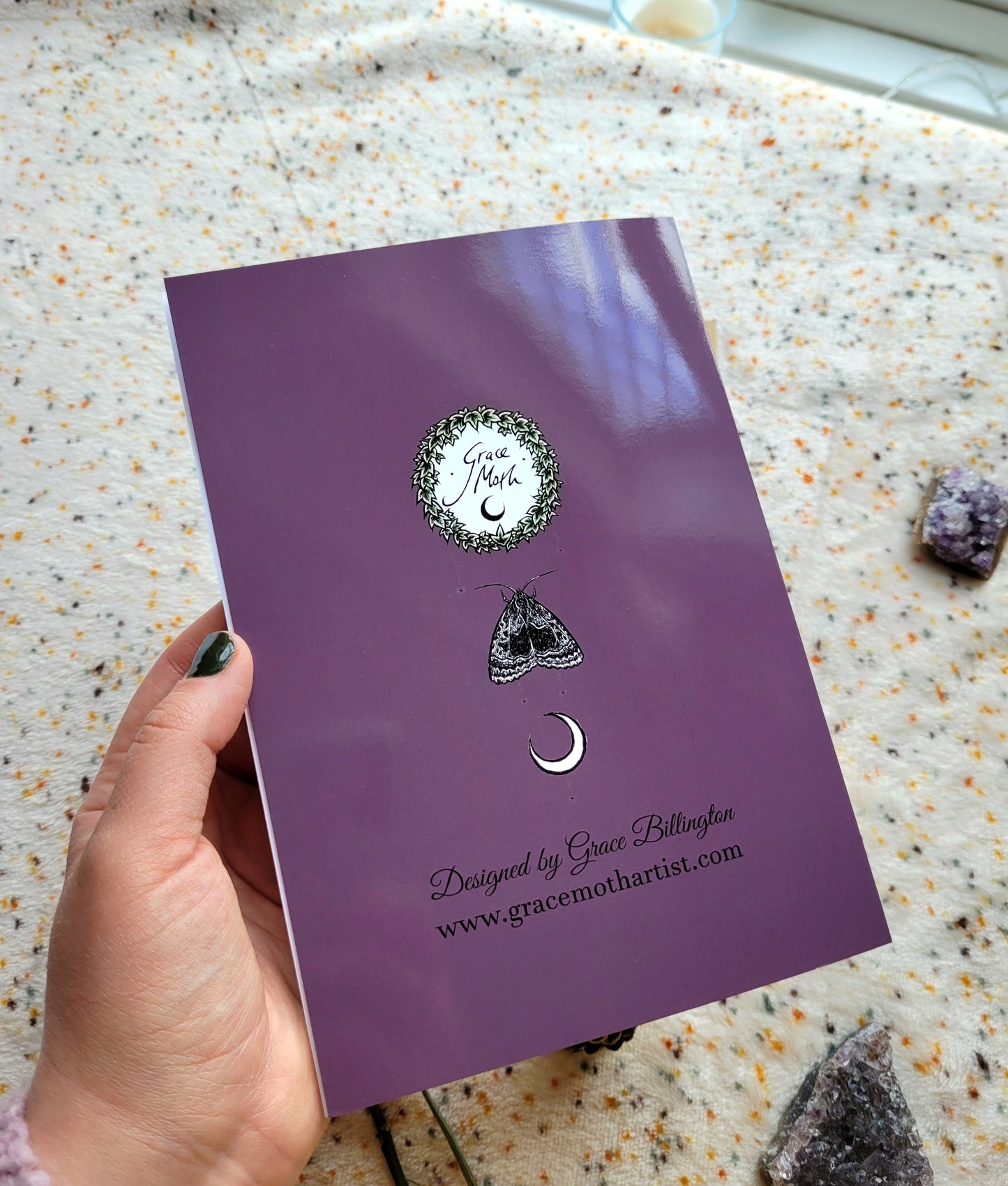 Magical Weirdo - A5 witchy greeting card by Grace Moth - 5.8 x 8.3, gothic creepy