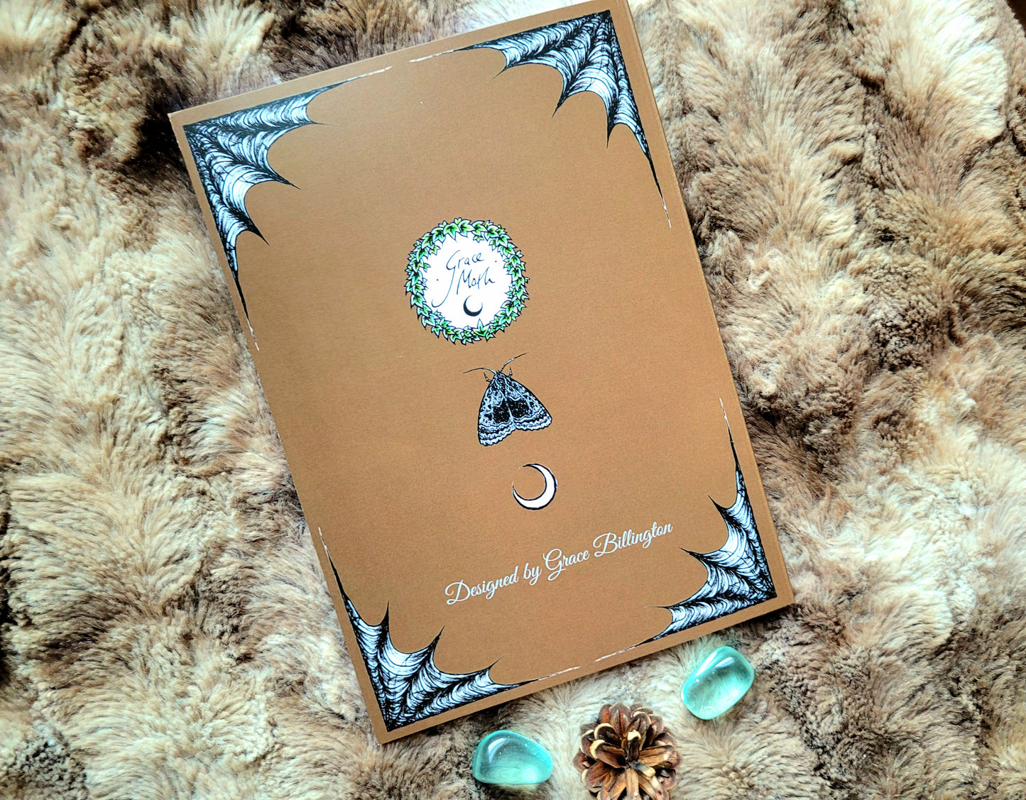 Apothecary Notebook - lined A5 size, 80 pages, professionally printed - by Grace Moth