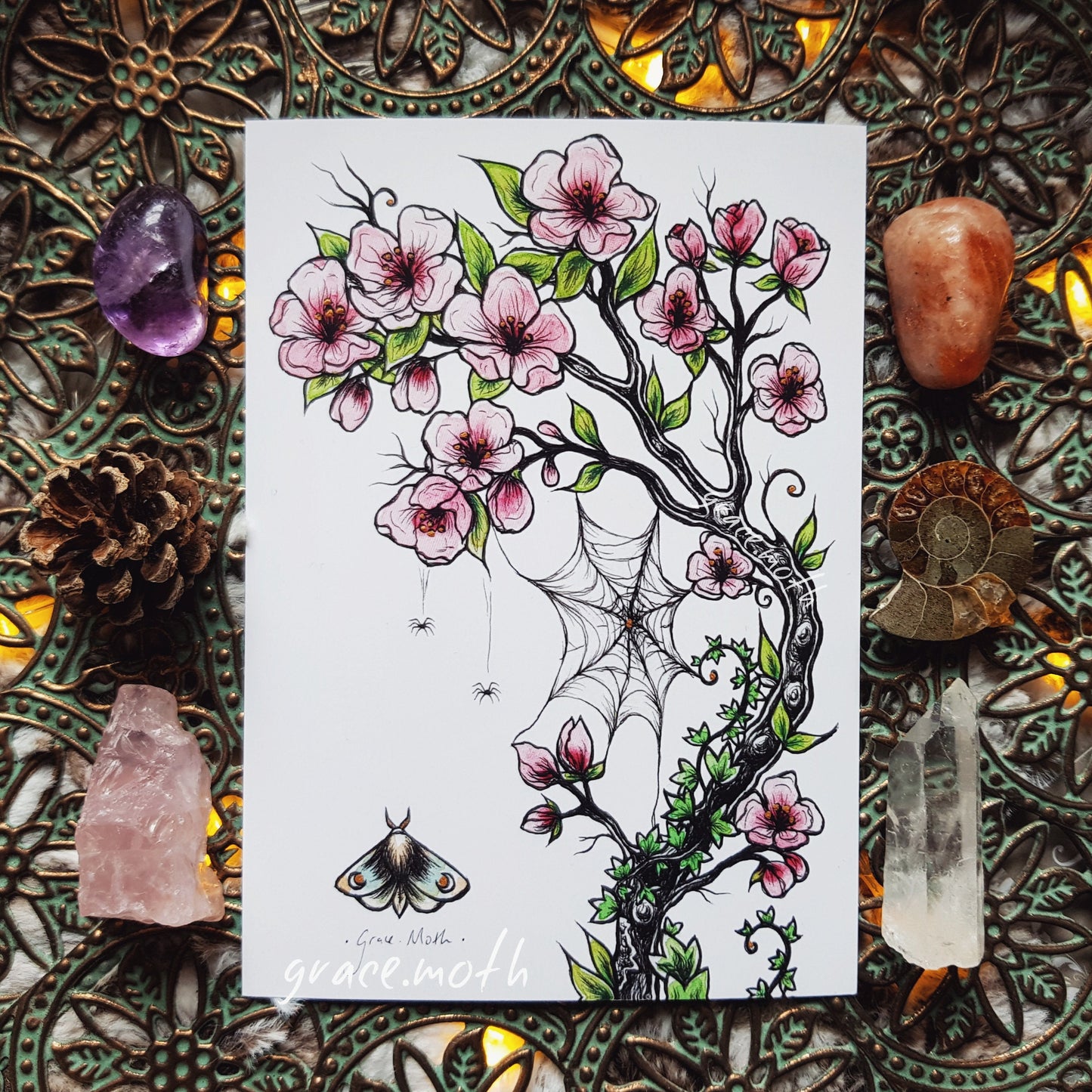 Pink Blossom - A6 print 5.8 x 4.1