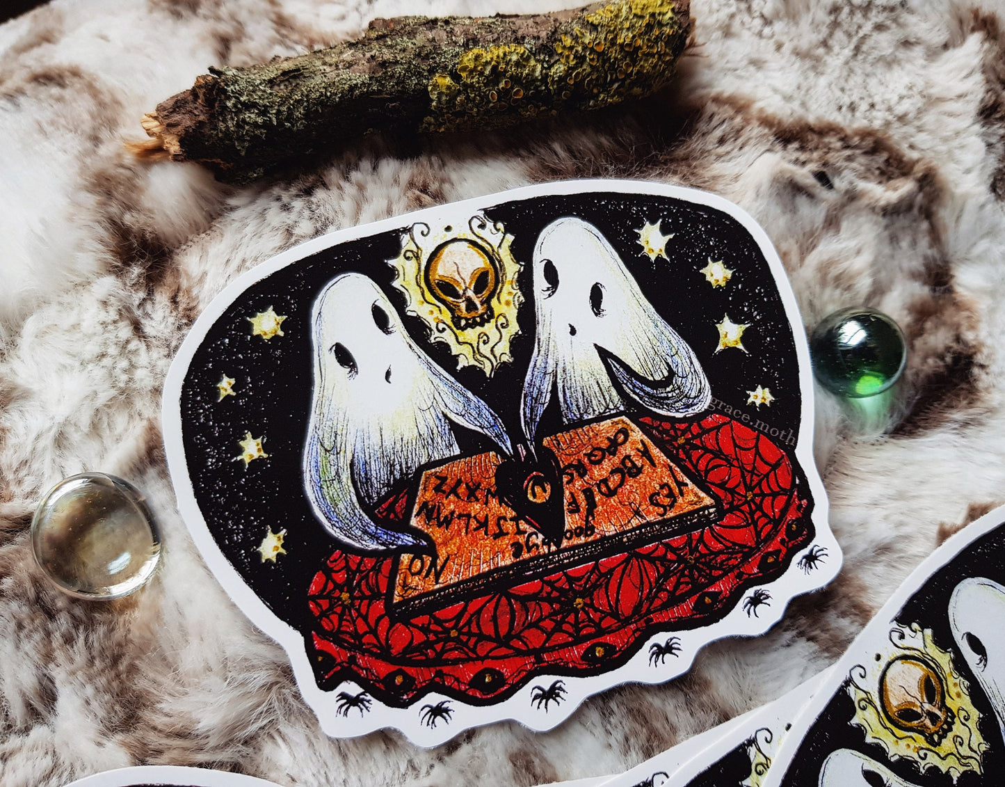 Ghostie Seance - Vinyl Sticker 10cm by 8cm