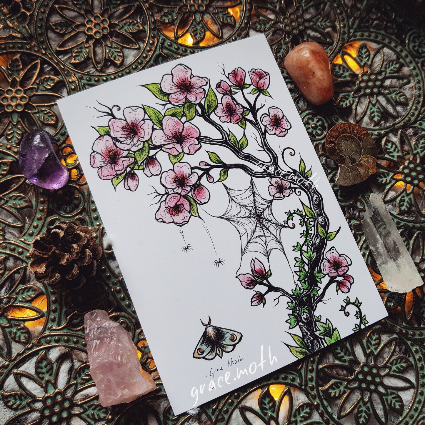 Pink Blossom - A6 print 5.8 x 4.1