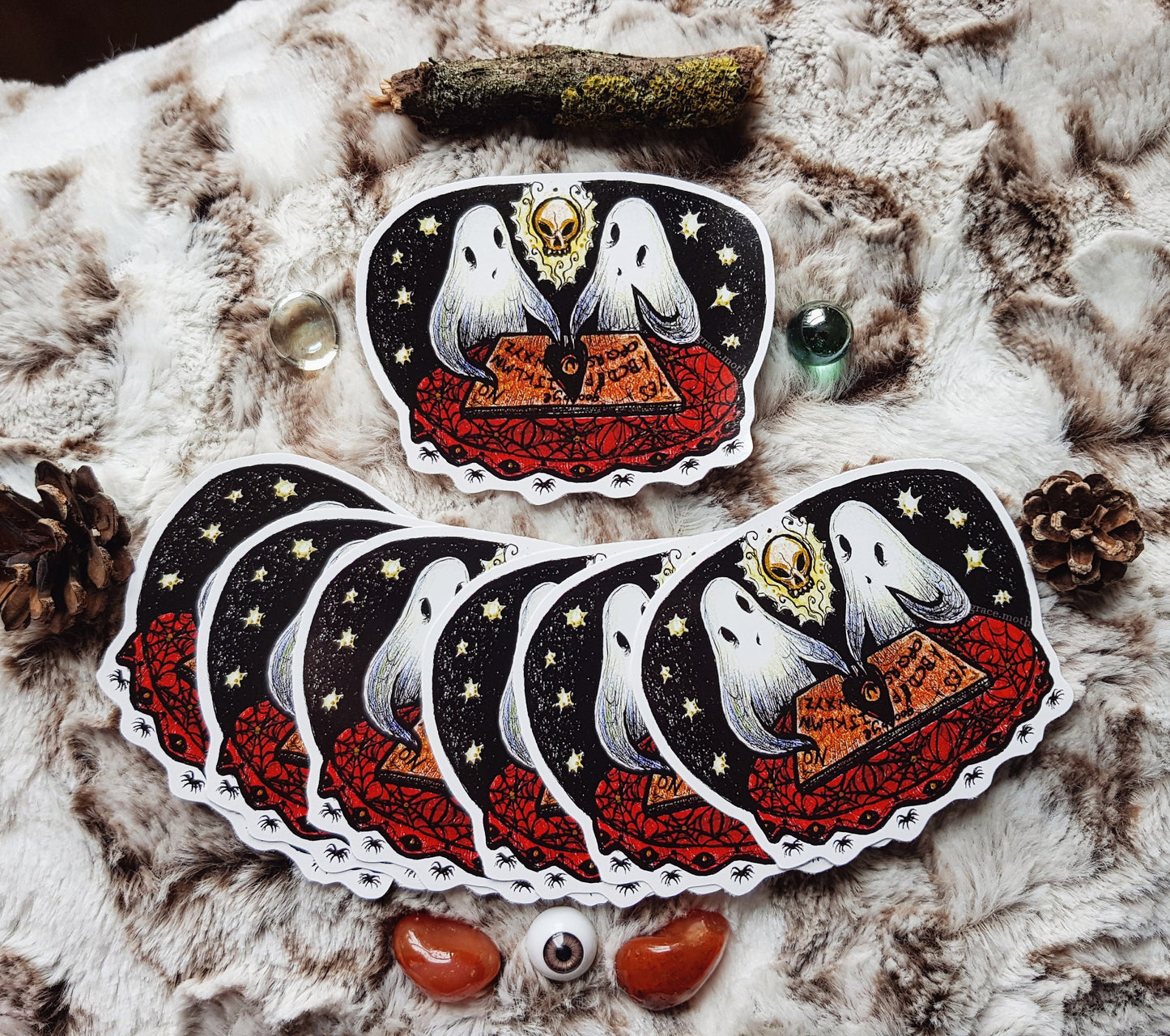 Ghostie Seance - Vinyl Sticker 10cm by 8cm