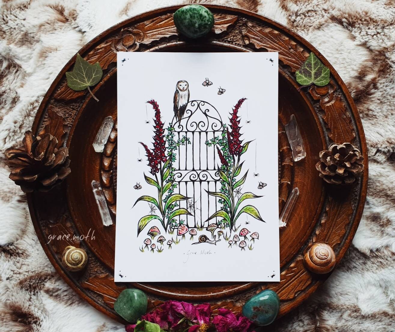 Iron Gate - A6 print by Grace Moth - 5.8 x 4.1