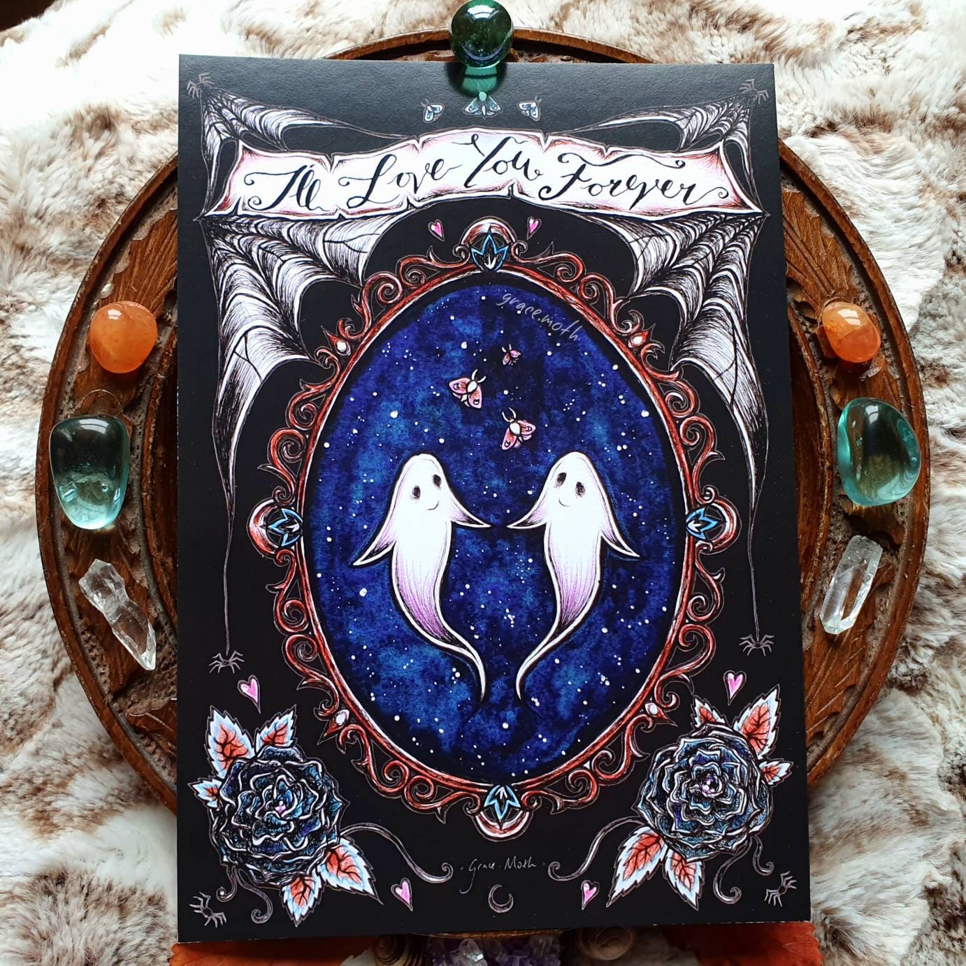 Forever - A5 art print by Grace Moth - 5.8 x 8.3