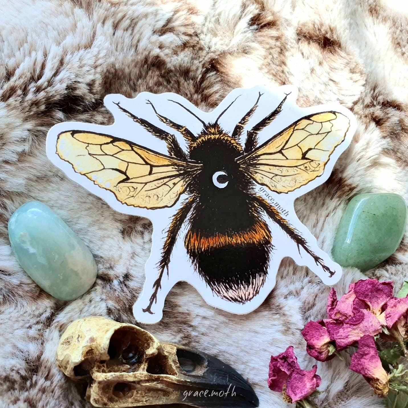 Bumble Bee - Vinyl Sticker 10cm by 7.5cm