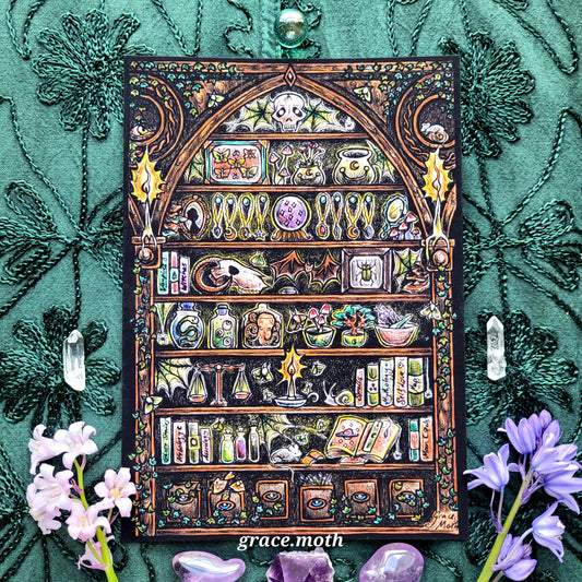 Apothecary Colour - A5 or A4 art print by Grace Moth - 5.8 x 8.3