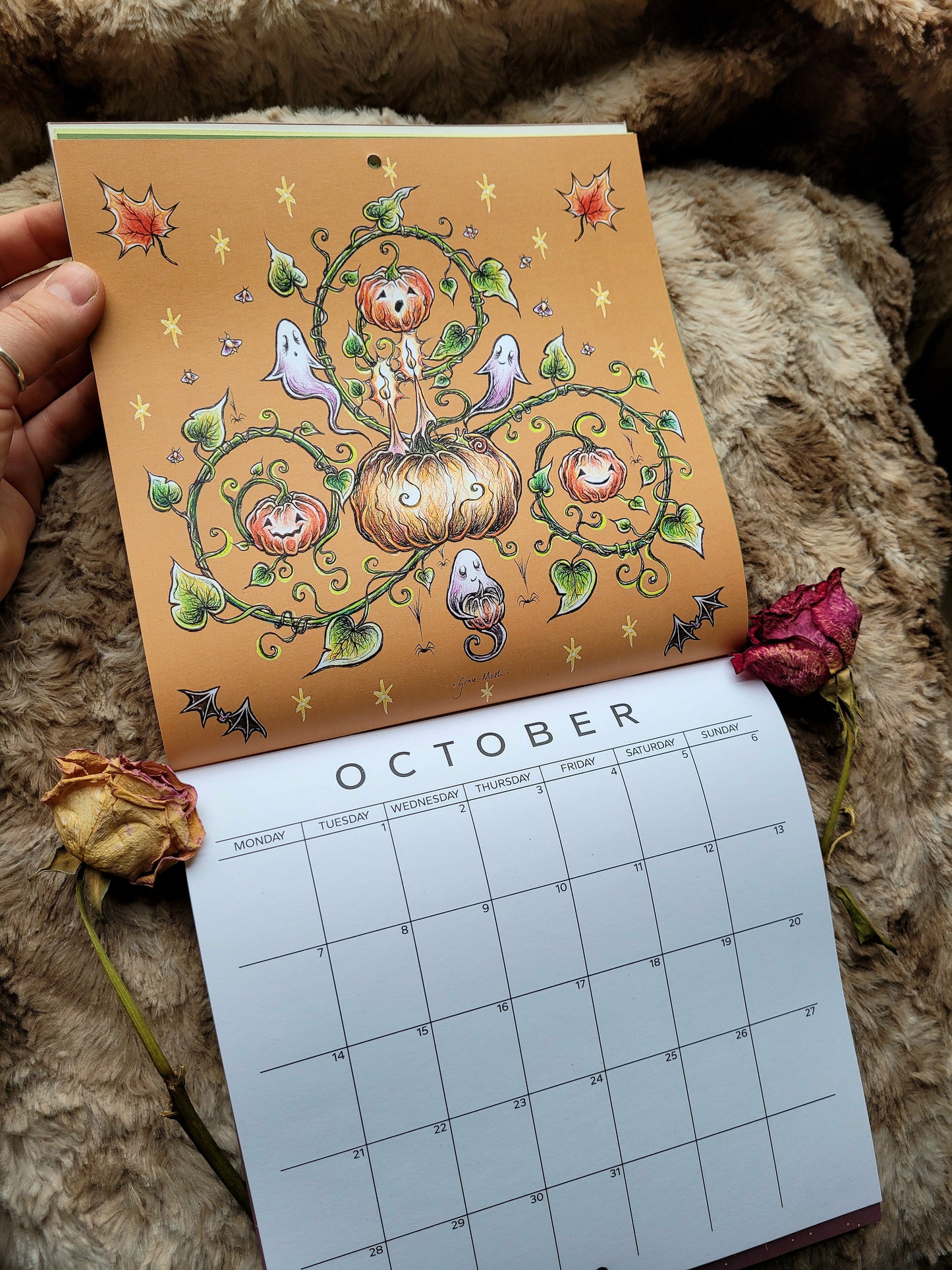 2024 Calendar illustrated by Grace Moth