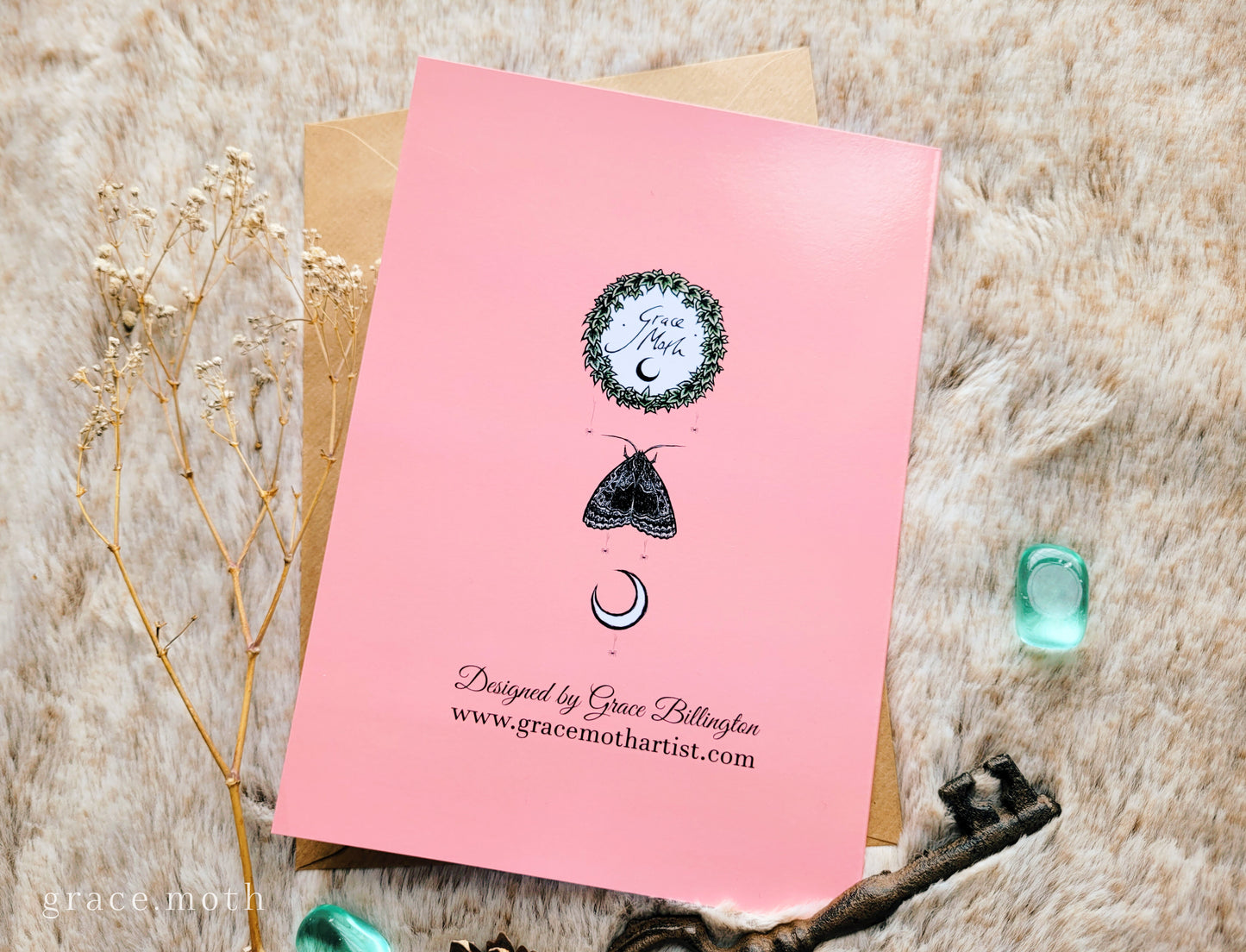 Guinea Pig Love - A5 greeting card by Grace Moth - 5.8 x 8.3,  pets, valentines, pink, anniversary, cute