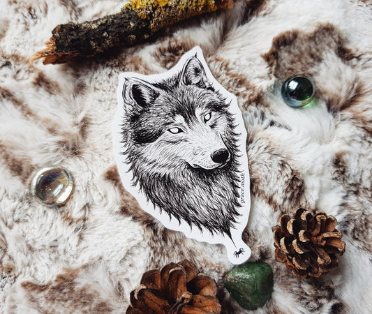 Wolfsbane - Vinyl Sticker 10cm by 6cm