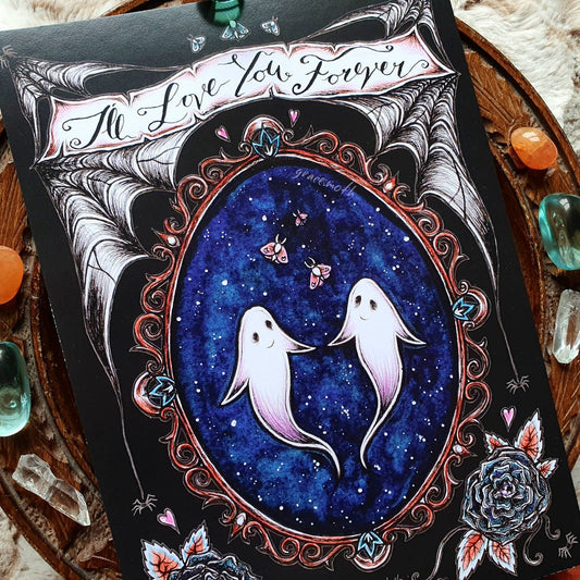 Forever - A5 art print by Grace Moth - 5.8 x 8.3