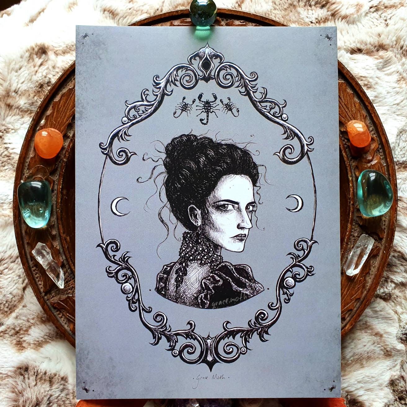 Vanessa Ives, Penny Dreadful - A5 art print by Grace Moth - 5.8 x 8.3